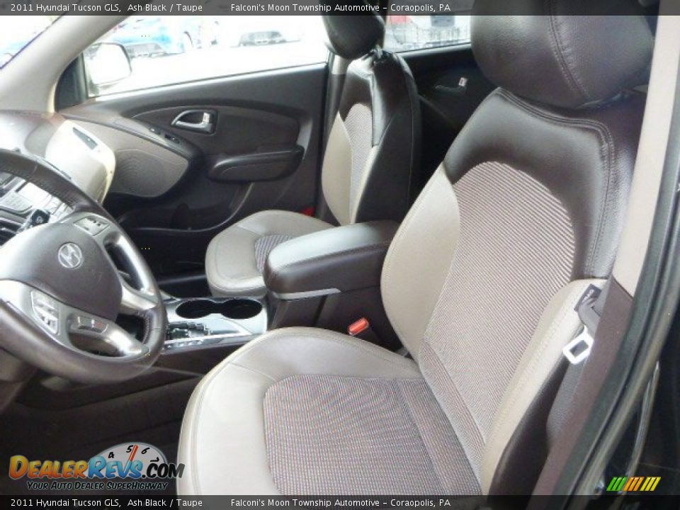 2011 Hyundai Tucson GLS Ash Black / Taupe Photo #15