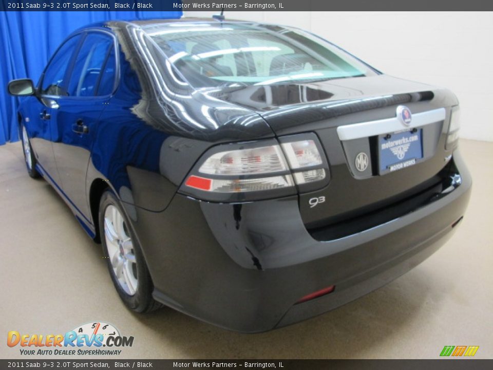 2011 Saab 9-3 2.0T Sport Sedan Black / Black Photo #6