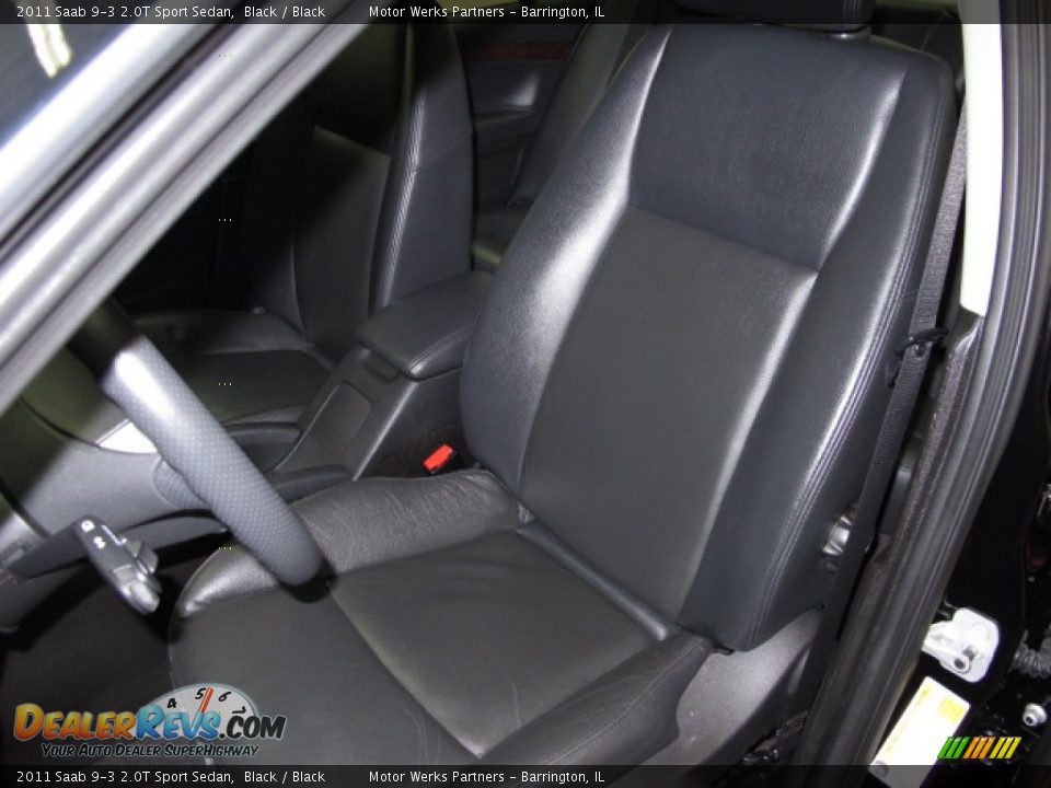 2011 Saab 9-3 2.0T Sport Sedan Black / Black Photo #16