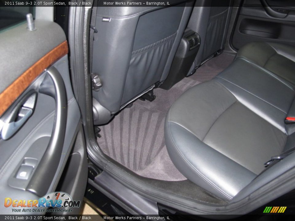 2011 Saab 9-3 2.0T Sport Sedan Black / Black Photo #17