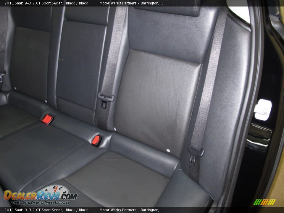 2011 Saab 9-3 2.0T Sport Sedan Black / Black Photo #18