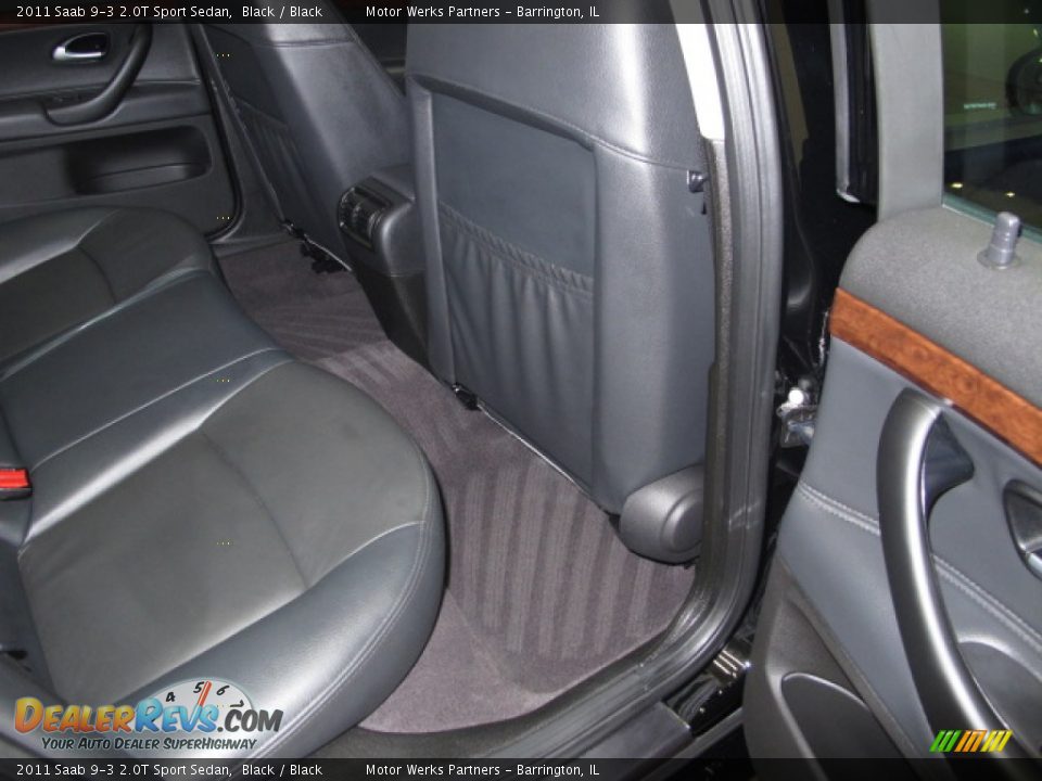 2011 Saab 9-3 2.0T Sport Sedan Black / Black Photo #19