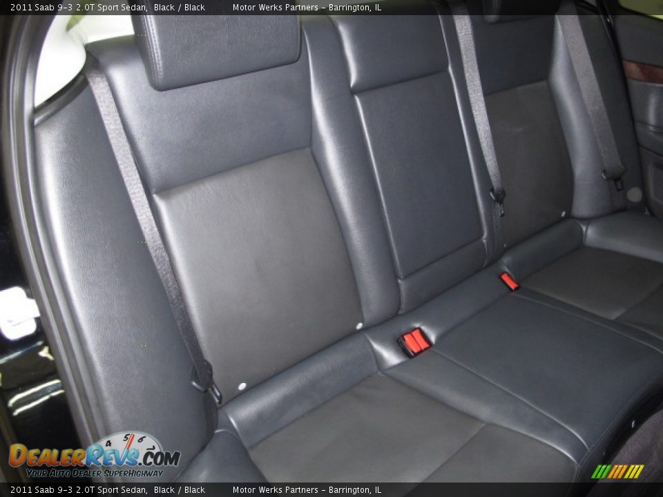 2011 Saab 9-3 2.0T Sport Sedan Black / Black Photo #20