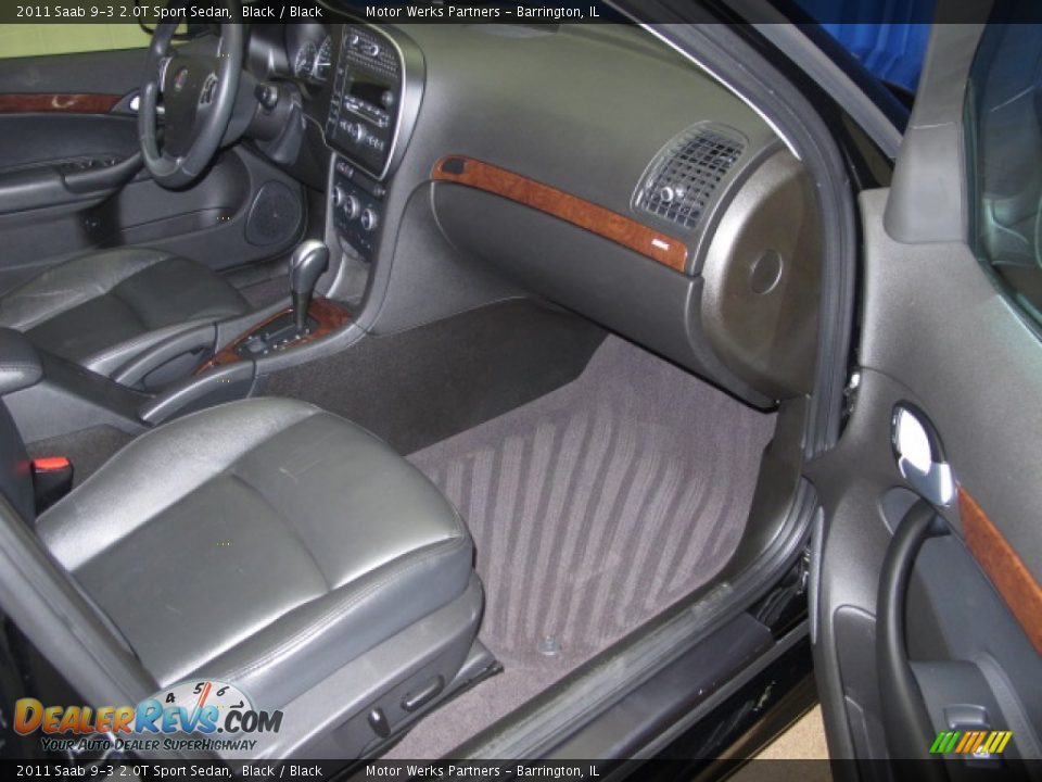 2011 Saab 9-3 2.0T Sport Sedan Black / Black Photo #21