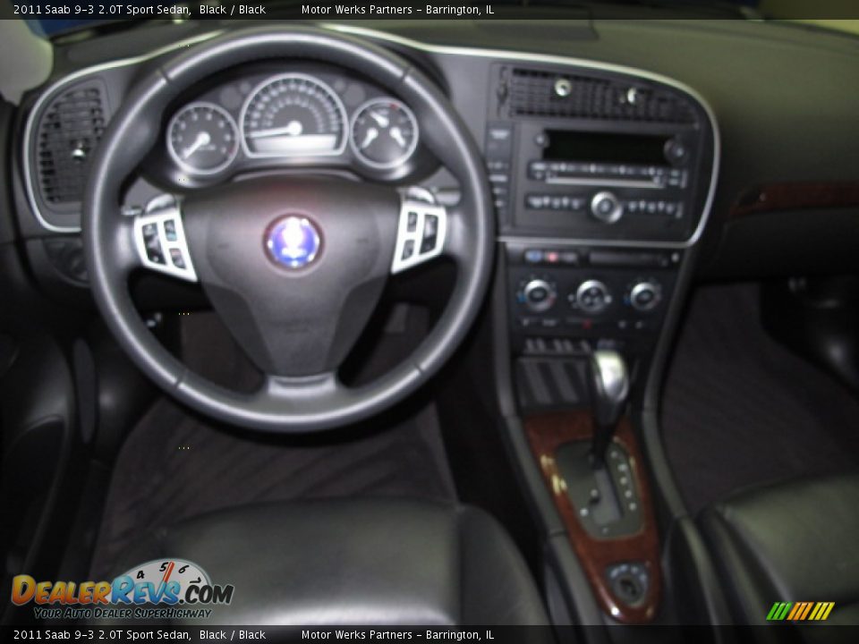 2011 Saab 9-3 2.0T Sport Sedan Black / Black Photo #23