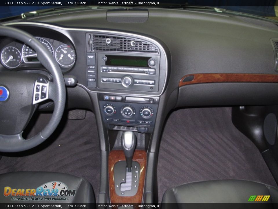 2011 Saab 9-3 2.0T Sport Sedan Black / Black Photo #24