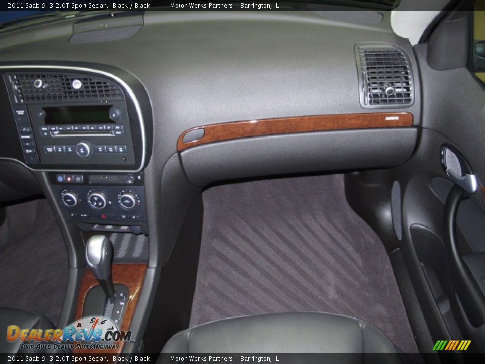 2011 Saab 9-3 2.0T Sport Sedan Black / Black Photo #25