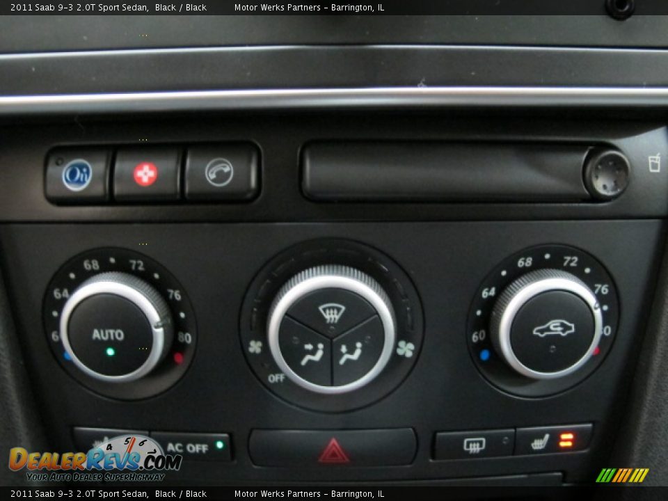 2011 Saab 9-3 2.0T Sport Sedan Black / Black Photo #29