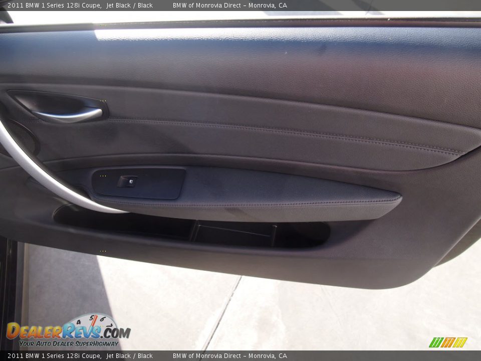 2011 BMW 1 Series 128i Coupe Jet Black / Black Photo #3