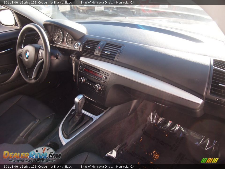 2011 BMW 1 Series 128i Coupe Jet Black / Black Photo #5