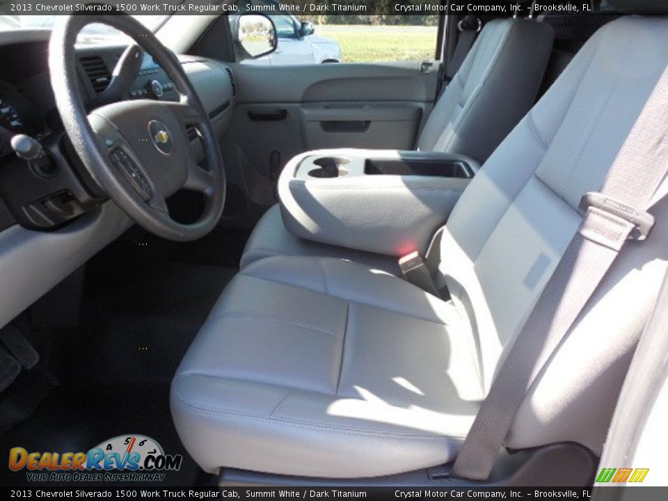 2013 Chevrolet Silverado 1500 Work Truck Regular Cab Summit White / Dark Titanium Photo #4