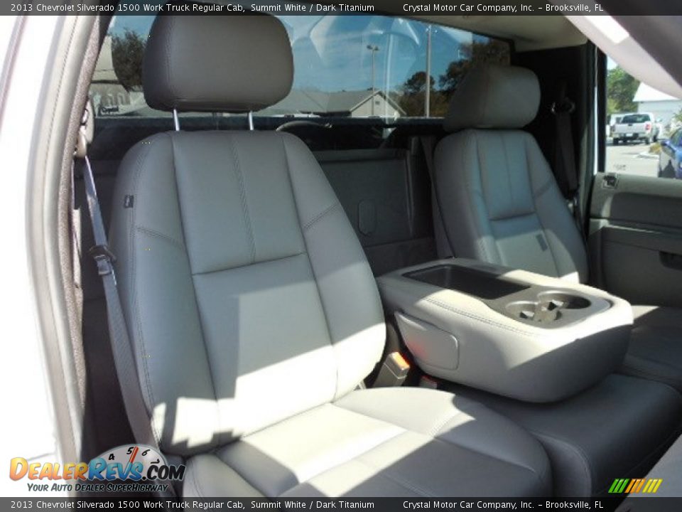 2013 Chevrolet Silverado 1500 Work Truck Regular Cab Summit White / Dark Titanium Photo #11