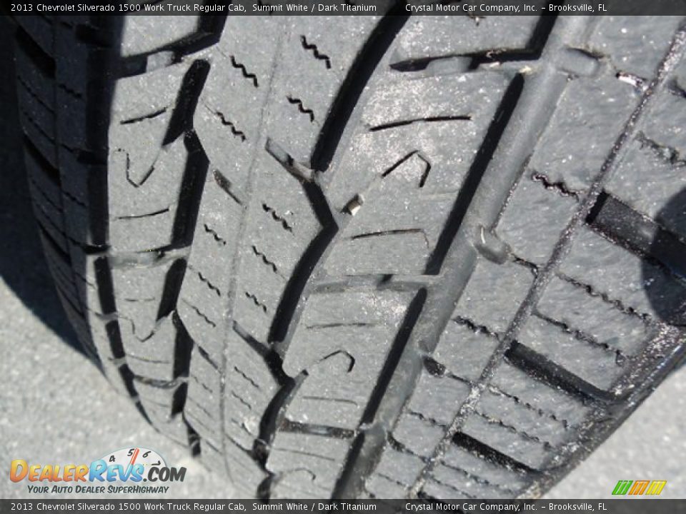 2013 Chevrolet Silverado 1500 Work Truck Regular Cab Summit White / Dark Titanium Photo #14