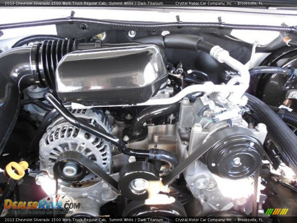 2013 Chevrolet Silverado 1500 Work Truck Regular Cab Summit White / Dark Titanium Photo #15