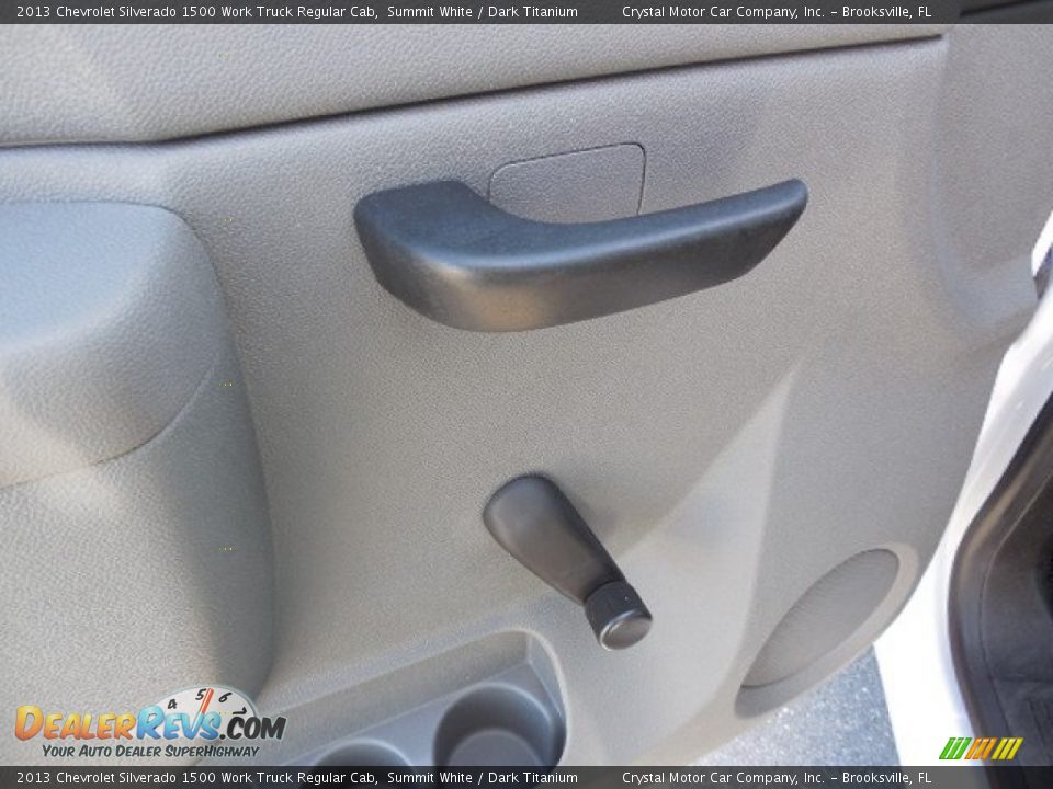 2013 Chevrolet Silverado 1500 Work Truck Regular Cab Summit White / Dark Titanium Photo #16