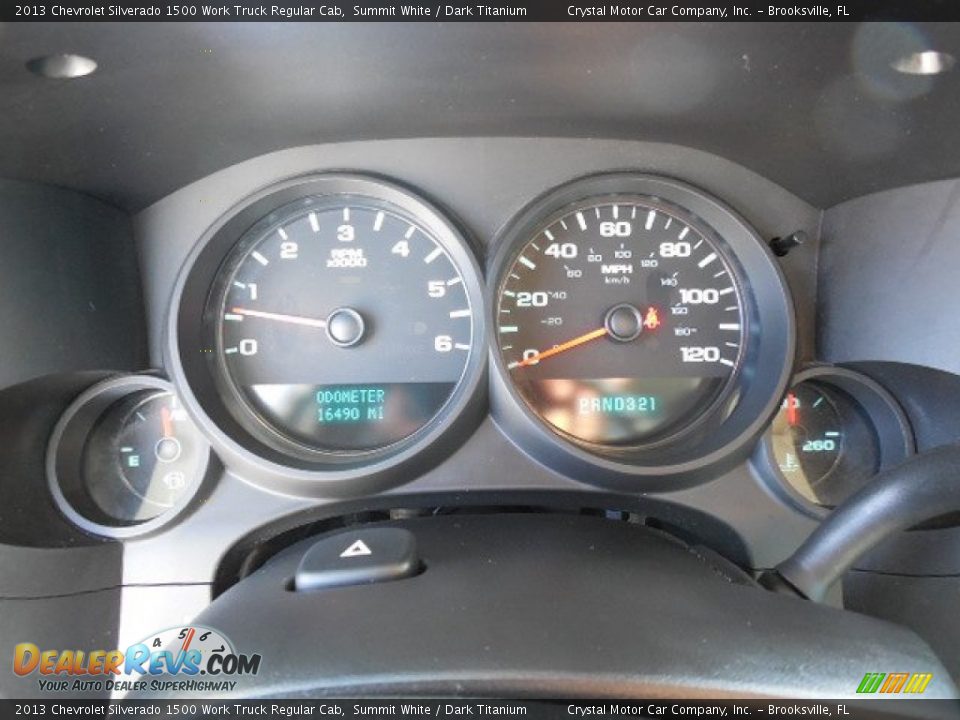 2013 Chevrolet Silverado 1500 Work Truck Regular Cab Summit White / Dark Titanium Photo #17