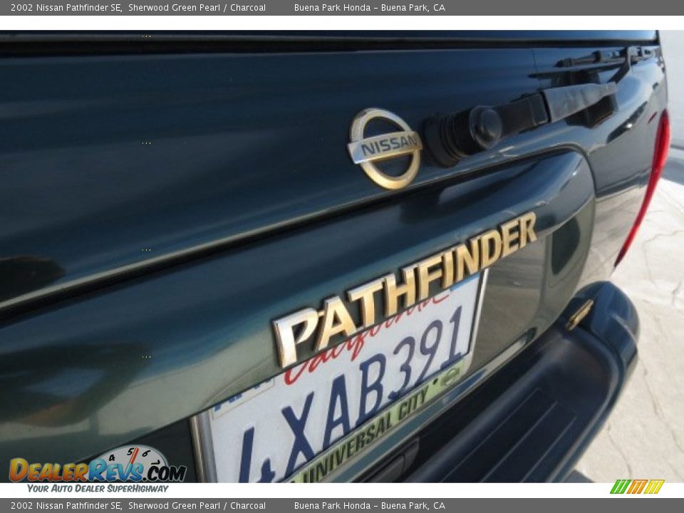 2002 Nissan Pathfinder SE Sherwood Green Pearl / Charcoal Photo #8