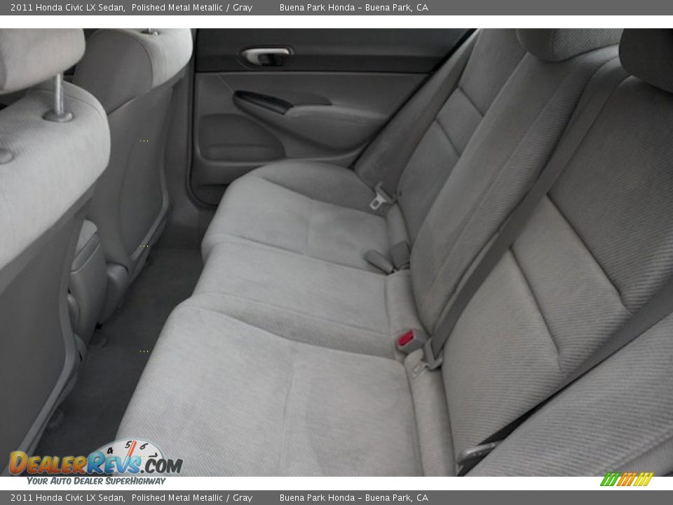 2011 Honda Civic LX Sedan Polished Metal Metallic / Gray Photo #4