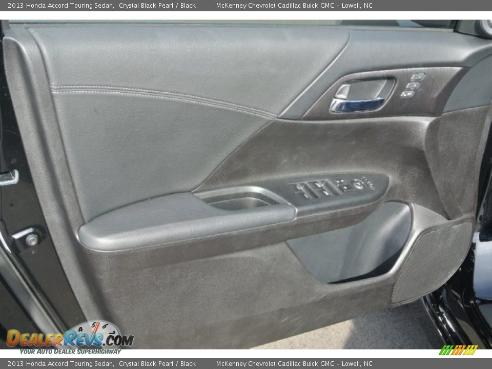 2013 Honda Accord Touring Sedan Crystal Black Pearl / Black Photo #10