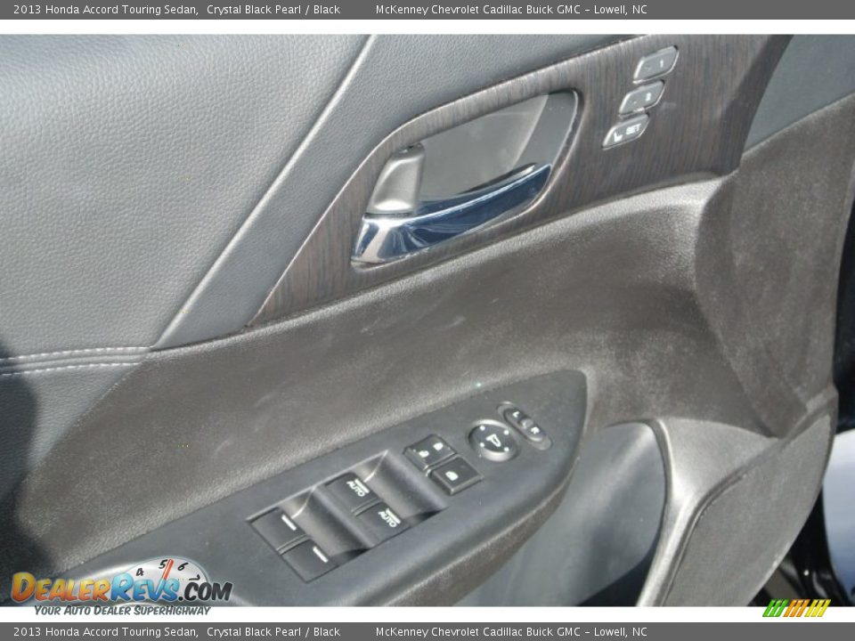 2013 Honda Accord Touring Sedan Crystal Black Pearl / Black Photo #11