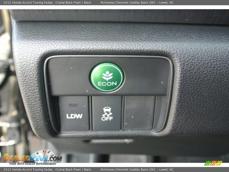 2013 Honda Accord Touring Sedan Crystal Black Pearl / Black Photo #13