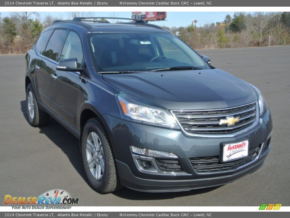 2014 Chevrolet Traverse LT Atlantis Blue Metallic / Ebony Photo #1