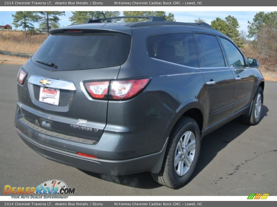 2014 Chevrolet Traverse LT Atlantis Blue Metallic / Ebony Photo #5
