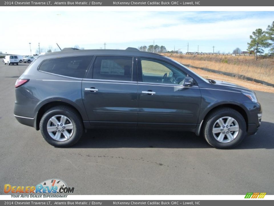 2014 Chevrolet Traverse LT Atlantis Blue Metallic / Ebony Photo #6
