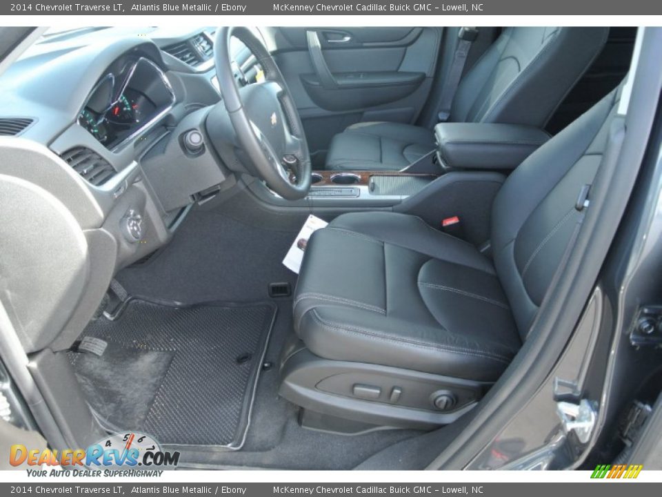 2014 Chevrolet Traverse LT Atlantis Blue Metallic / Ebony Photo #8