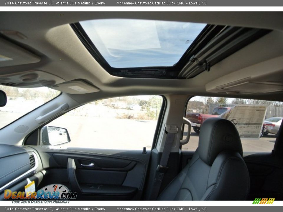 2014 Chevrolet Traverse LT Atlantis Blue Metallic / Ebony Photo #10