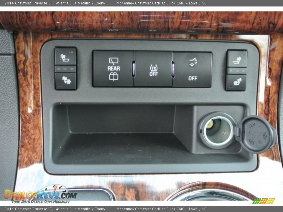 2014 Chevrolet Traverse LT Atlantis Blue Metallic / Ebony Photo #11