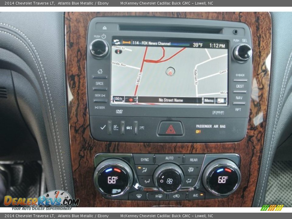 2014 Chevrolet Traverse LT Atlantis Blue Metallic / Ebony Photo #12