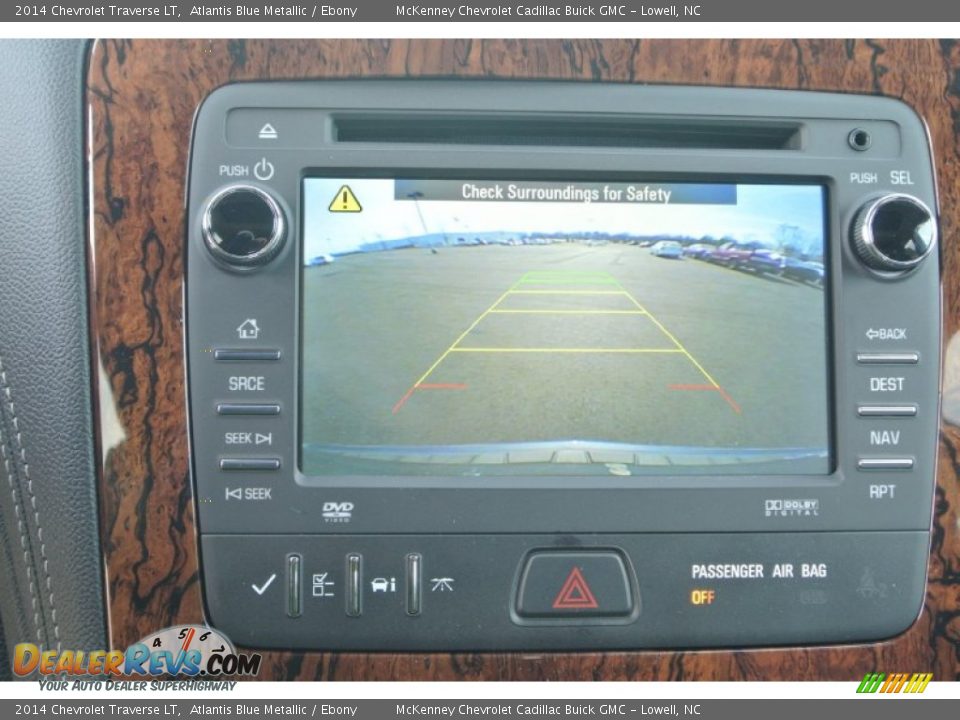 2014 Chevrolet Traverse LT Atlantis Blue Metallic / Ebony Photo #13