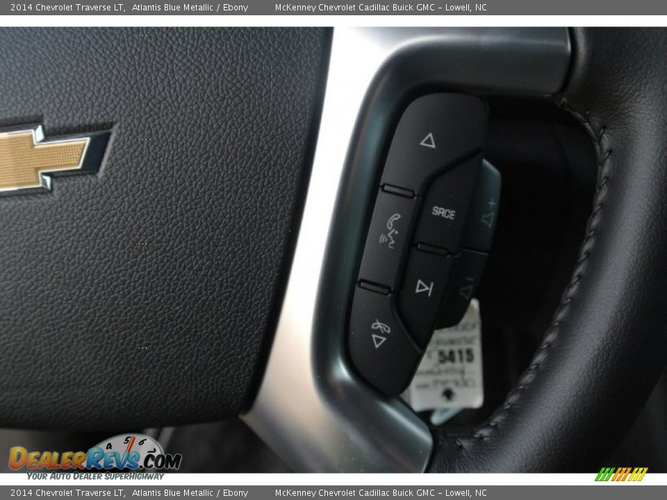 2014 Chevrolet Traverse LT Atlantis Blue Metallic / Ebony Photo #15