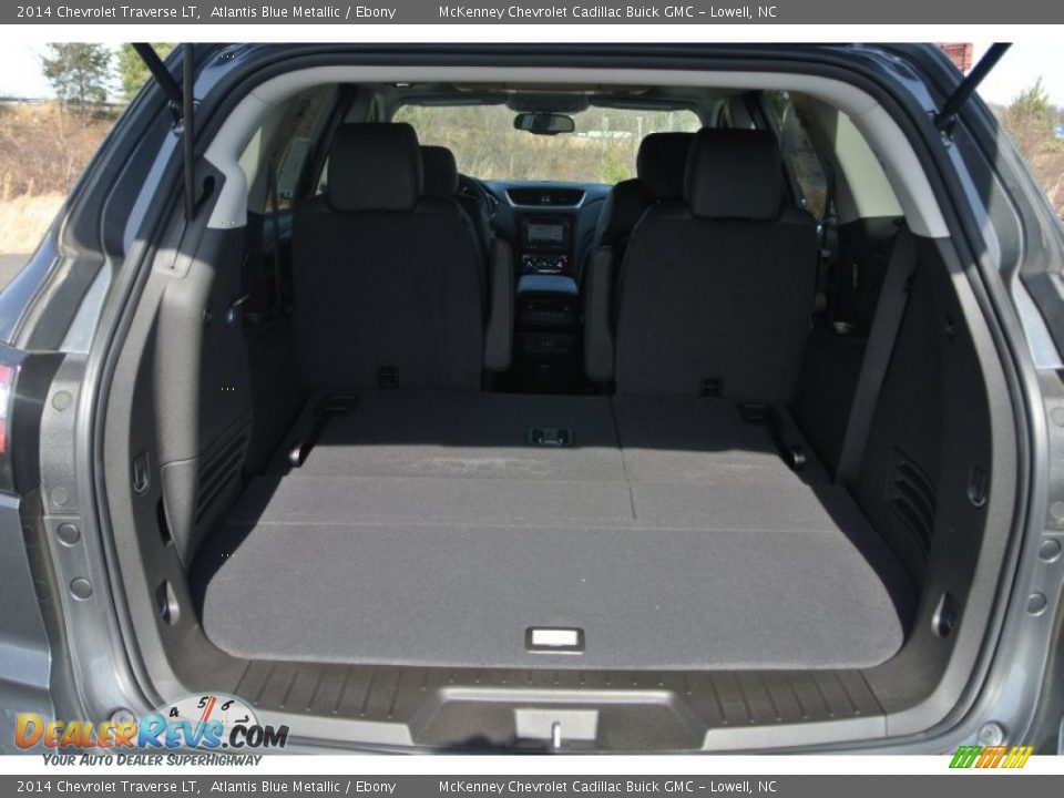 2014 Chevrolet Traverse LT Atlantis Blue Metallic / Ebony Photo #18