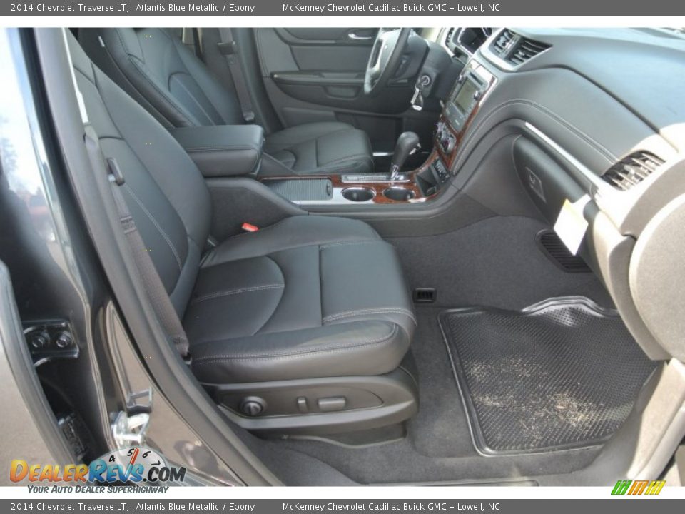 2014 Chevrolet Traverse LT Atlantis Blue Metallic / Ebony Photo #19
