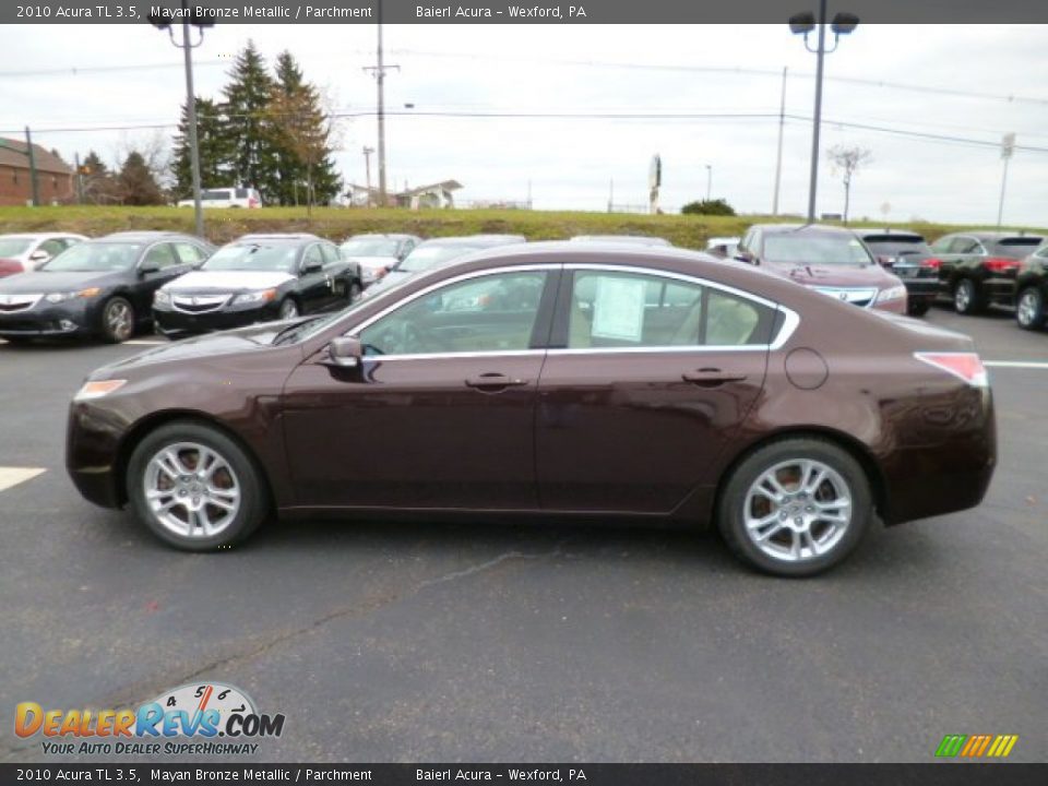 2010 Acura TL 3.5 Mayan Bronze Metallic / Parchment Photo #4
