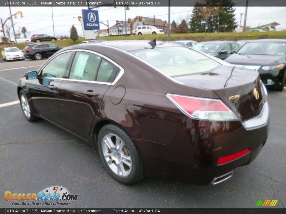 2010 Acura TL 3.5 Mayan Bronze Metallic / Parchment Photo #5