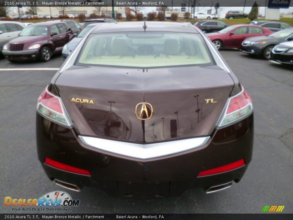 2010 Acura TL 3.5 Mayan Bronze Metallic / Parchment Photo #6