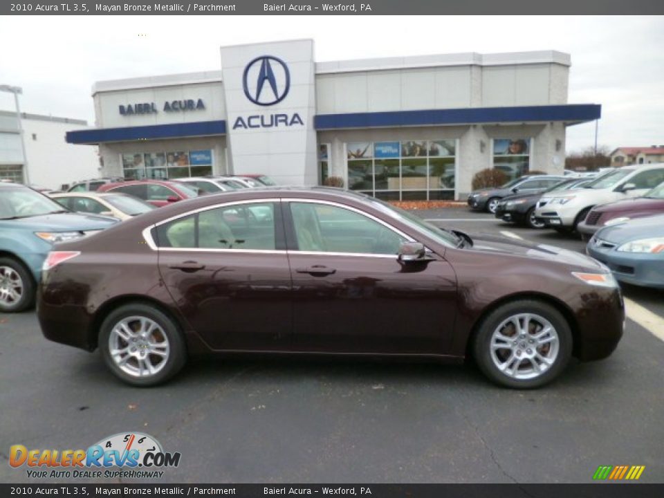 2010 Acura TL 3.5 Mayan Bronze Metallic / Parchment Photo #8