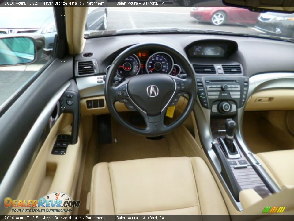 2010 Acura TL 3.5 Mayan Bronze Metallic / Parchment Photo #14