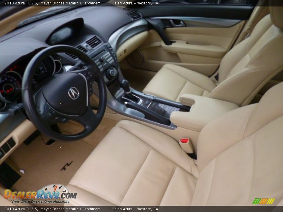 2010 Acura TL 3.5 Mayan Bronze Metallic / Parchment Photo #16