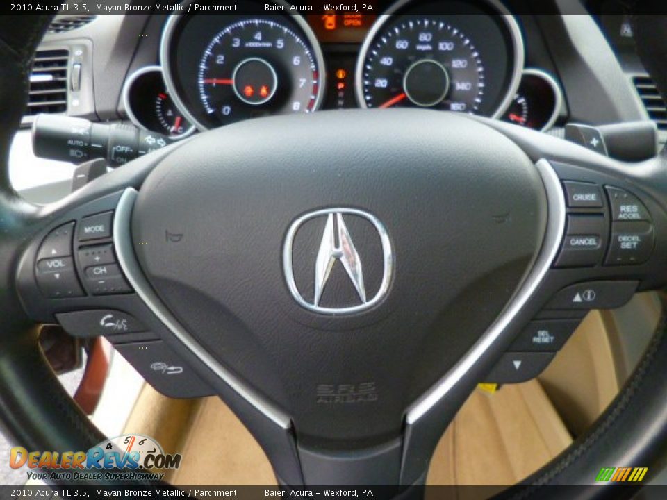 2010 Acura TL 3.5 Mayan Bronze Metallic / Parchment Photo #18