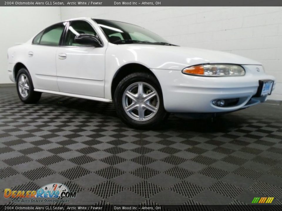 2004 Oldsmobile Alero GL1 Sedan Arctic White / Pewter Photo #1