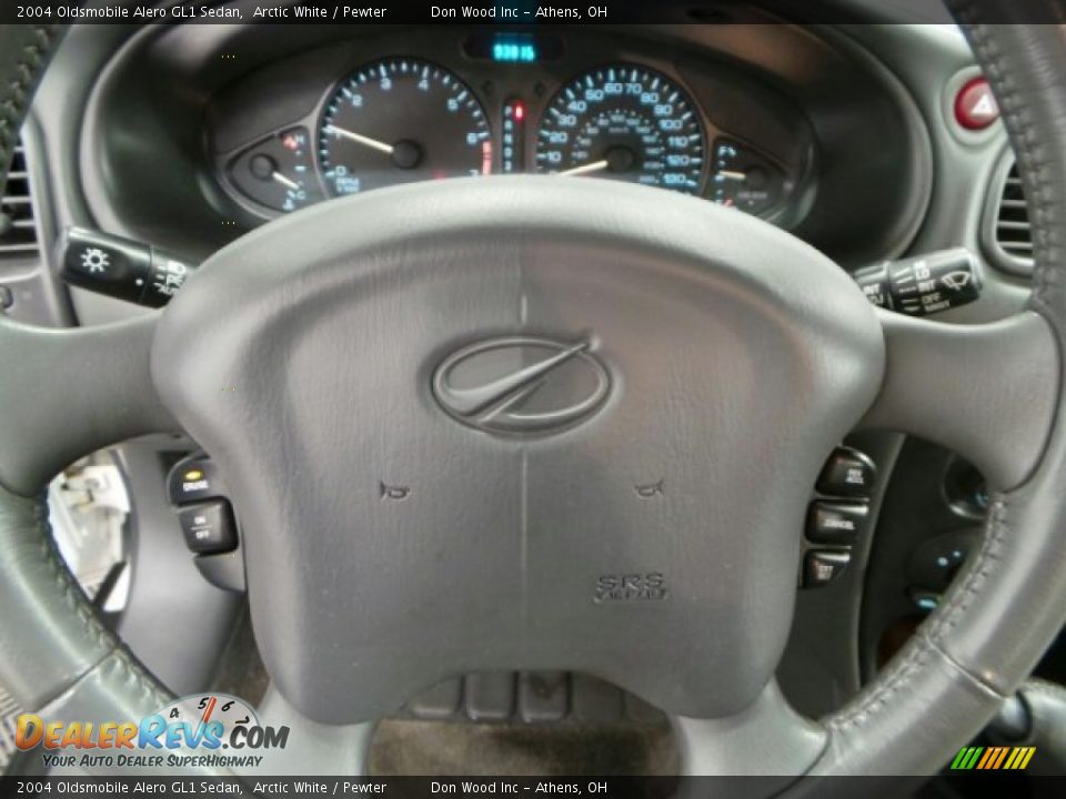 2004 Oldsmobile Alero GL1 Sedan Arctic White / Pewter Photo #14