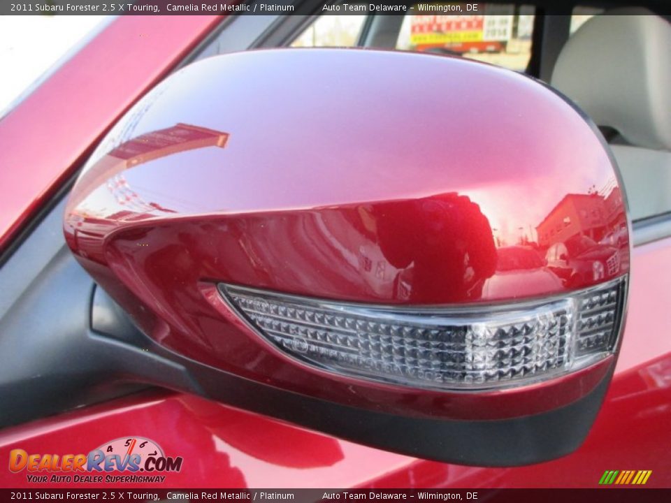 2011 Subaru Forester 2.5 X Touring Camelia Red Metallic / Platinum Photo #13