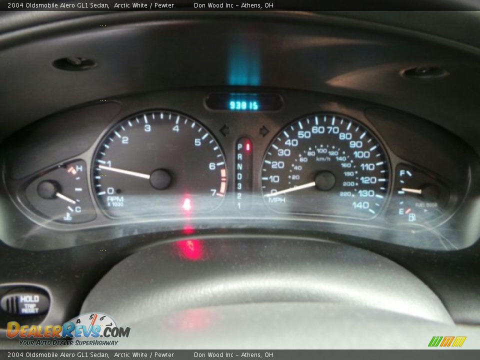 2004 Oldsmobile Alero GL1 Sedan Arctic White / Pewter Photo #20