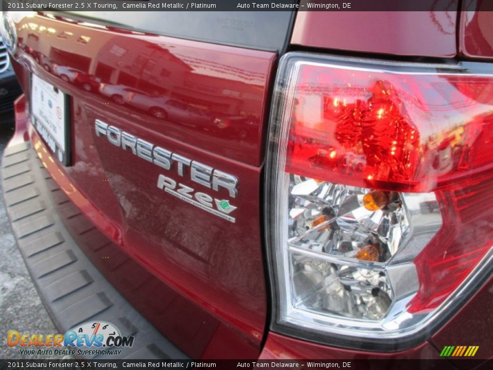 2011 Subaru Forester 2.5 X Touring Camelia Red Metallic / Platinum Photo #16