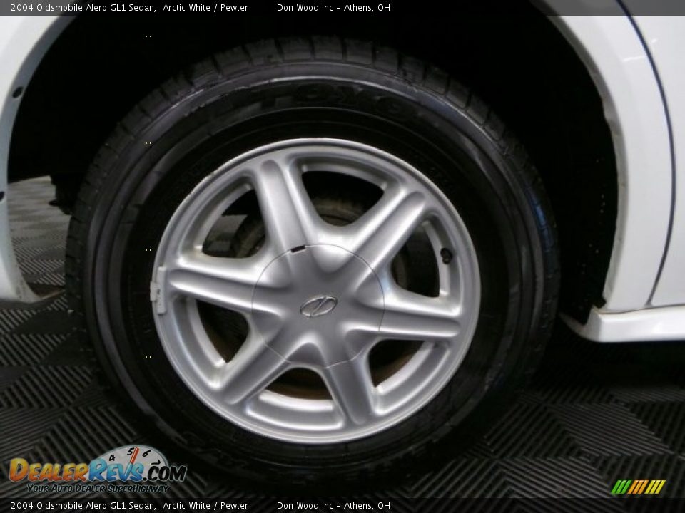 2004 Oldsmobile Alero GL1 Sedan Arctic White / Pewter Photo #25