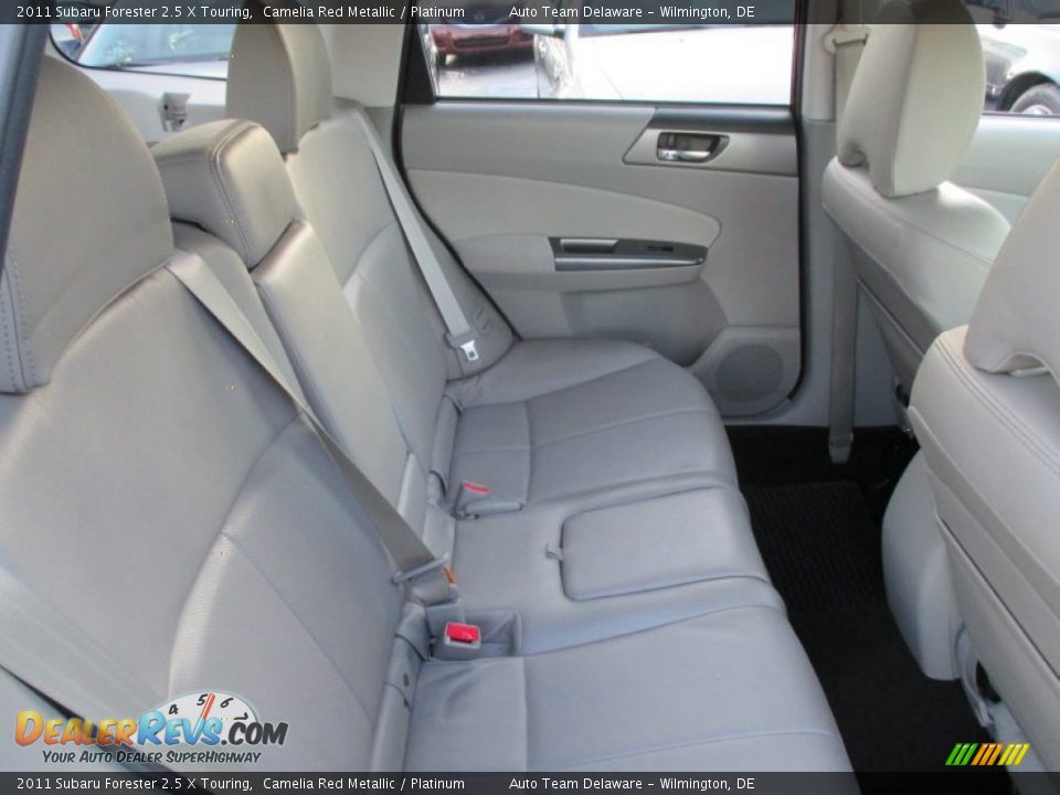 2011 Subaru Forester 2.5 X Touring Camelia Red Metallic / Platinum Photo #25
